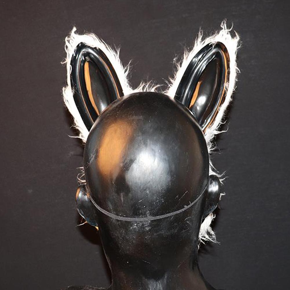 Bloody Rabbit Mask for Adults, costume photo 4
