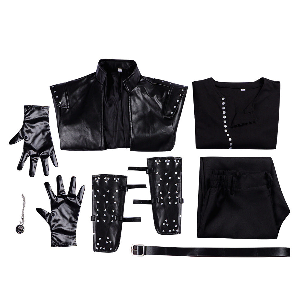 Witcher Geralt of Rivia Cosplay Costume Men Adult Halloween Outfit – photo 6