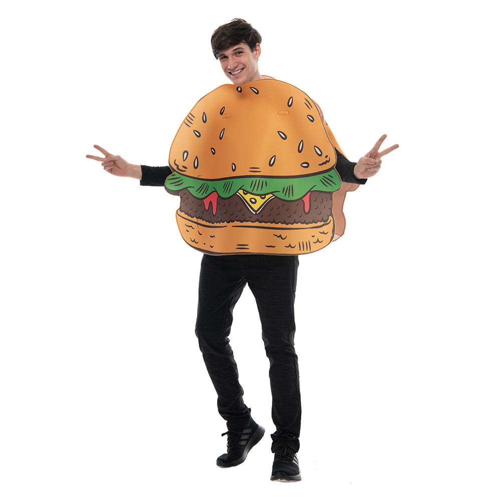Compound Sponge Costumes School Activity Games Party Hamburger Bar Carnival