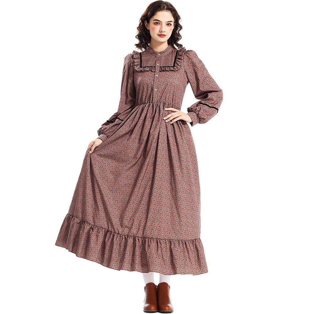 Prairie Colonial Frontier Dress for Women, product photo 3 on a white background