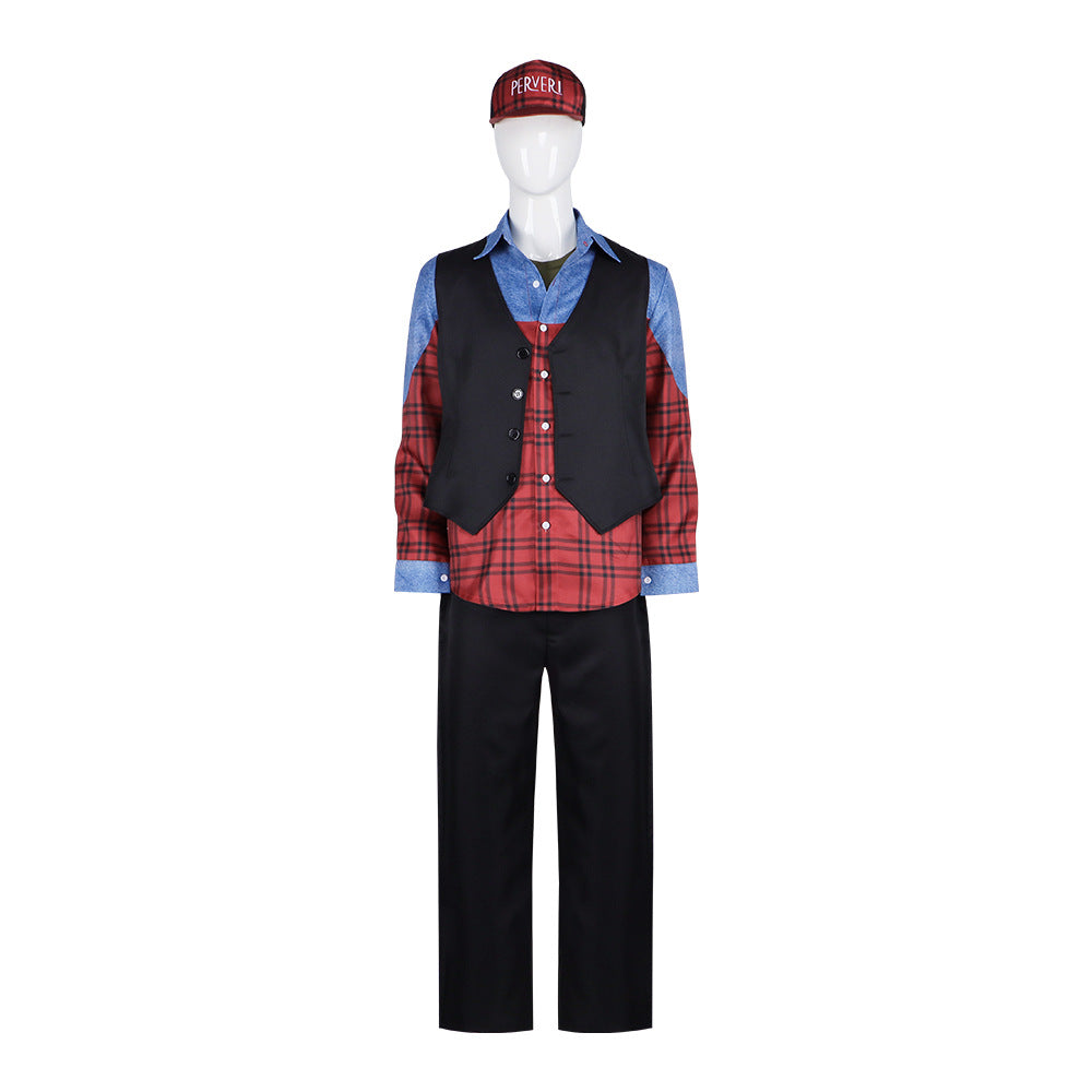 Better Man Robbie Williams Costume for Adults, front view on a white background