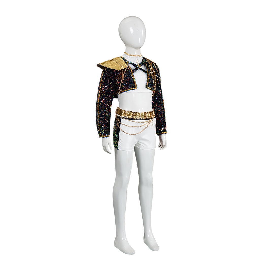 KPop Demon Hunters Rumi Costume Cosplay Halloween Black Stage Outfit – photo 5
