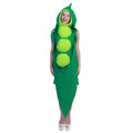 Food pea cosplay costume festival carnival vegetable stage costume halloween