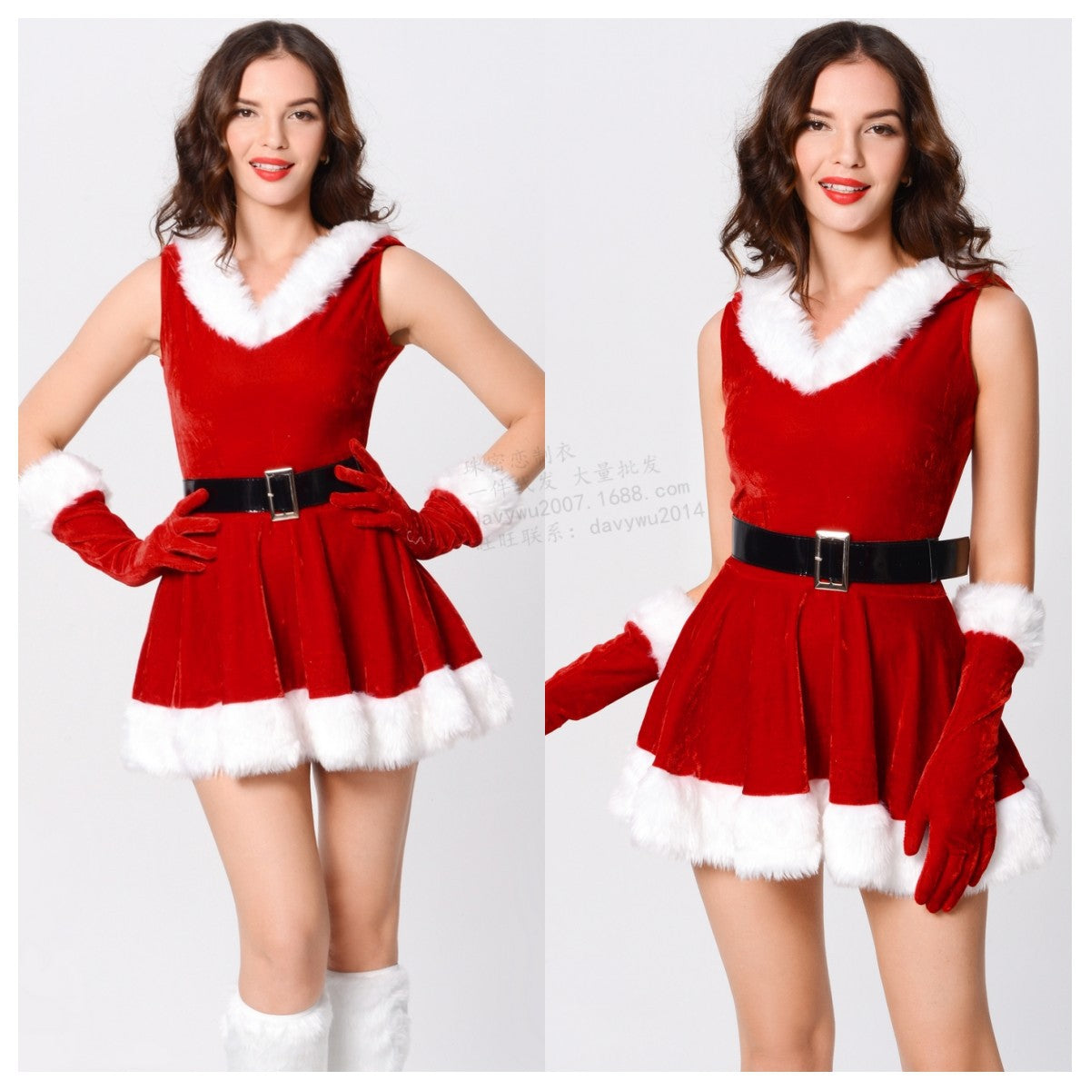 Christmas Costume Cosplay Game Uniform Role Play Outfit