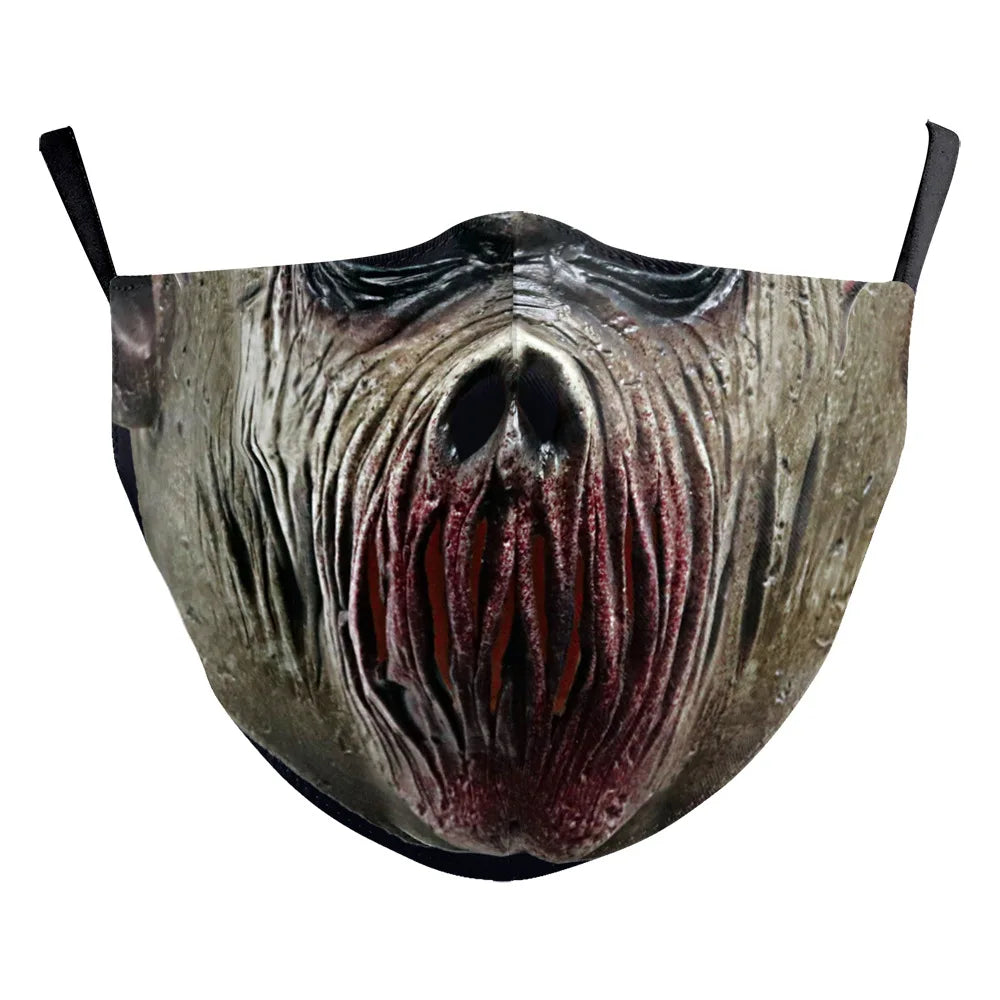 Horror Killer Mask for Adults, product photo 10 on a white background