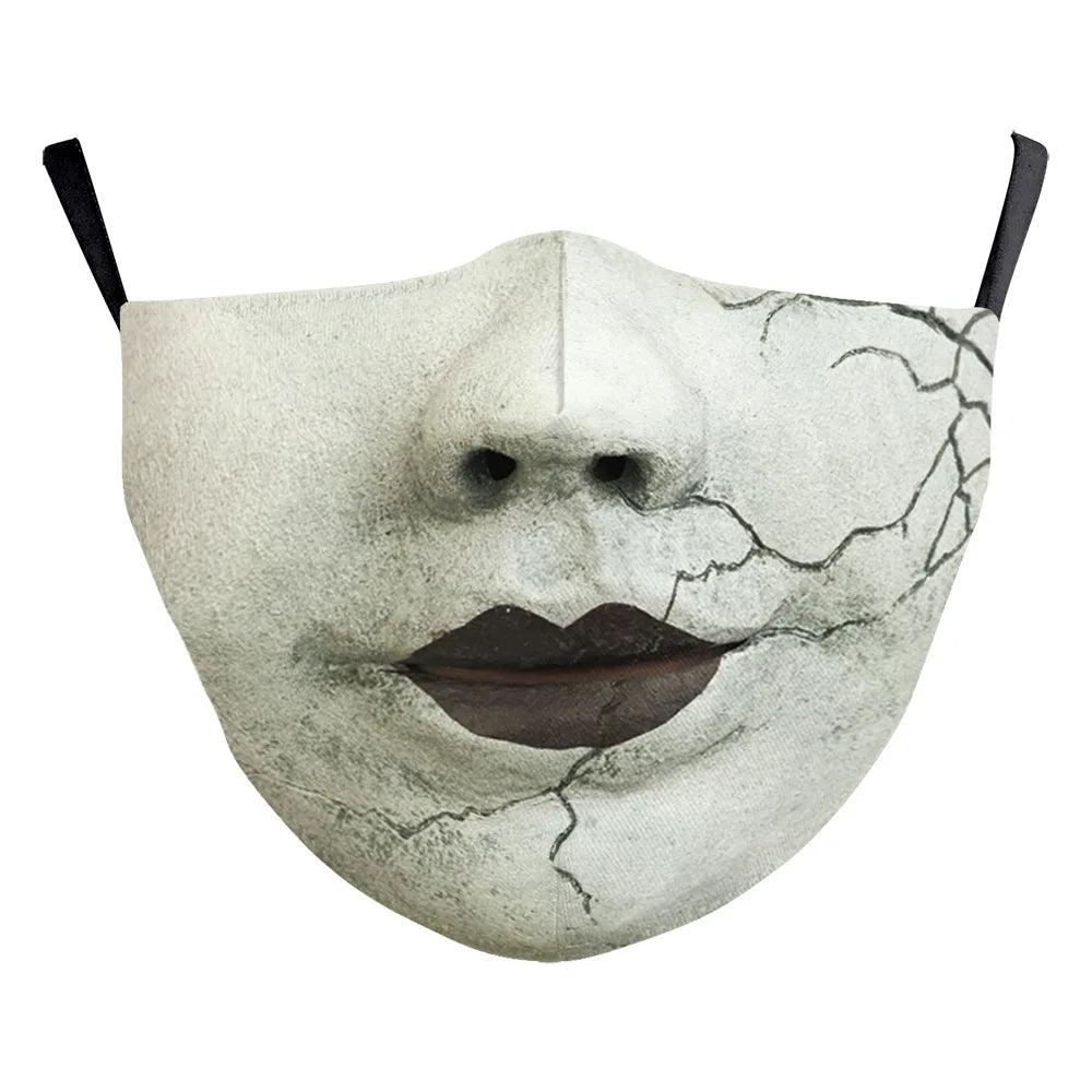 Horror Killer Mask for Adults, product photo 5 on a white background