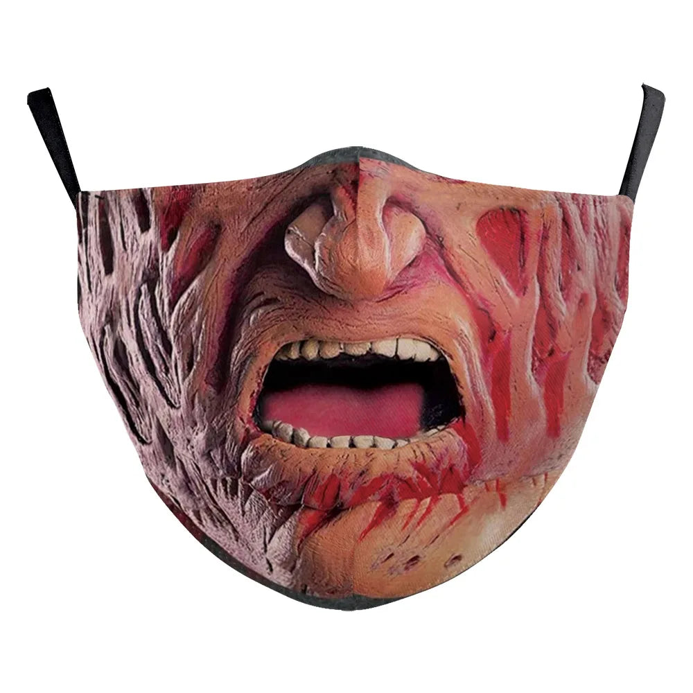 Horror Killer Mask for Adults, product photo 8 on a white background