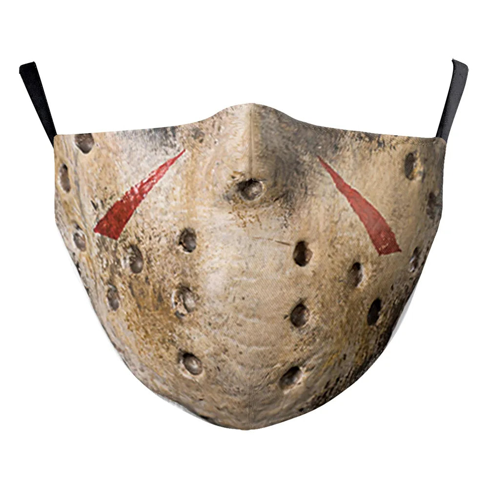 Horror Killer Mask for Adults, product photo 7 on a white background