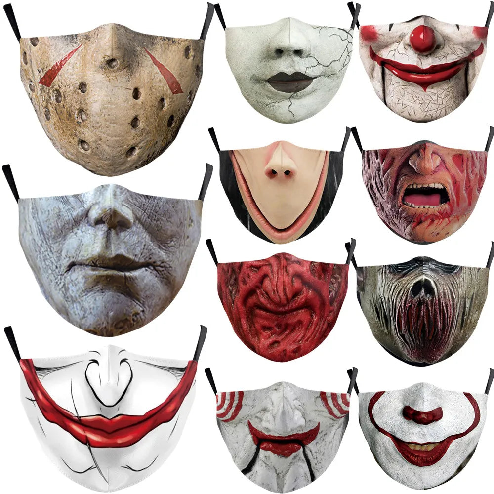Horror Killer Mask for Adults, costume photo