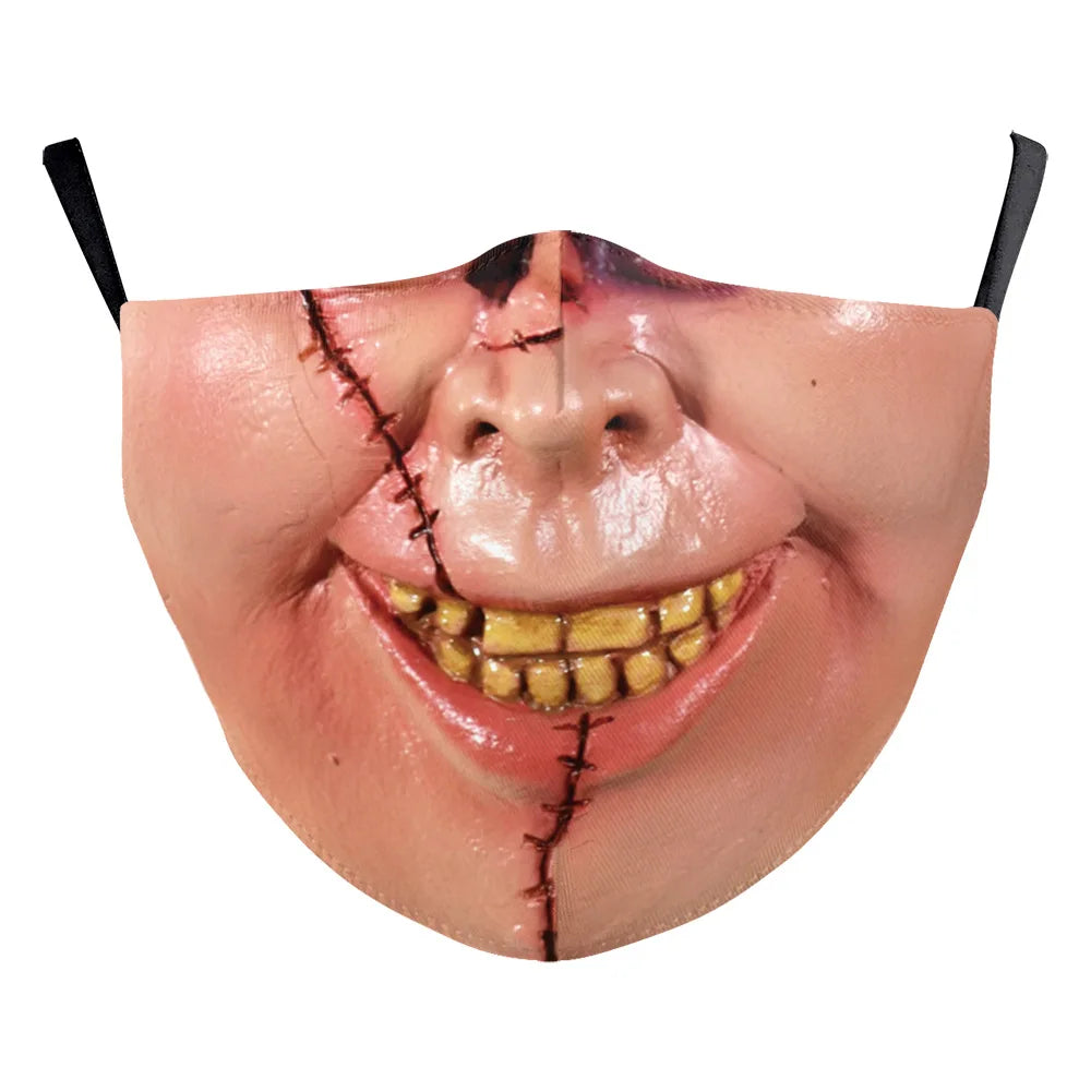 Horror Killer Mask for Adults, product photo 20 on a white background
